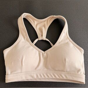 Bombshell Sportswear Ribbed Beige Cut-Out Briefs